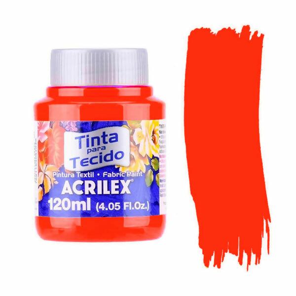 tinta verde acrilex vermlho fogo 507